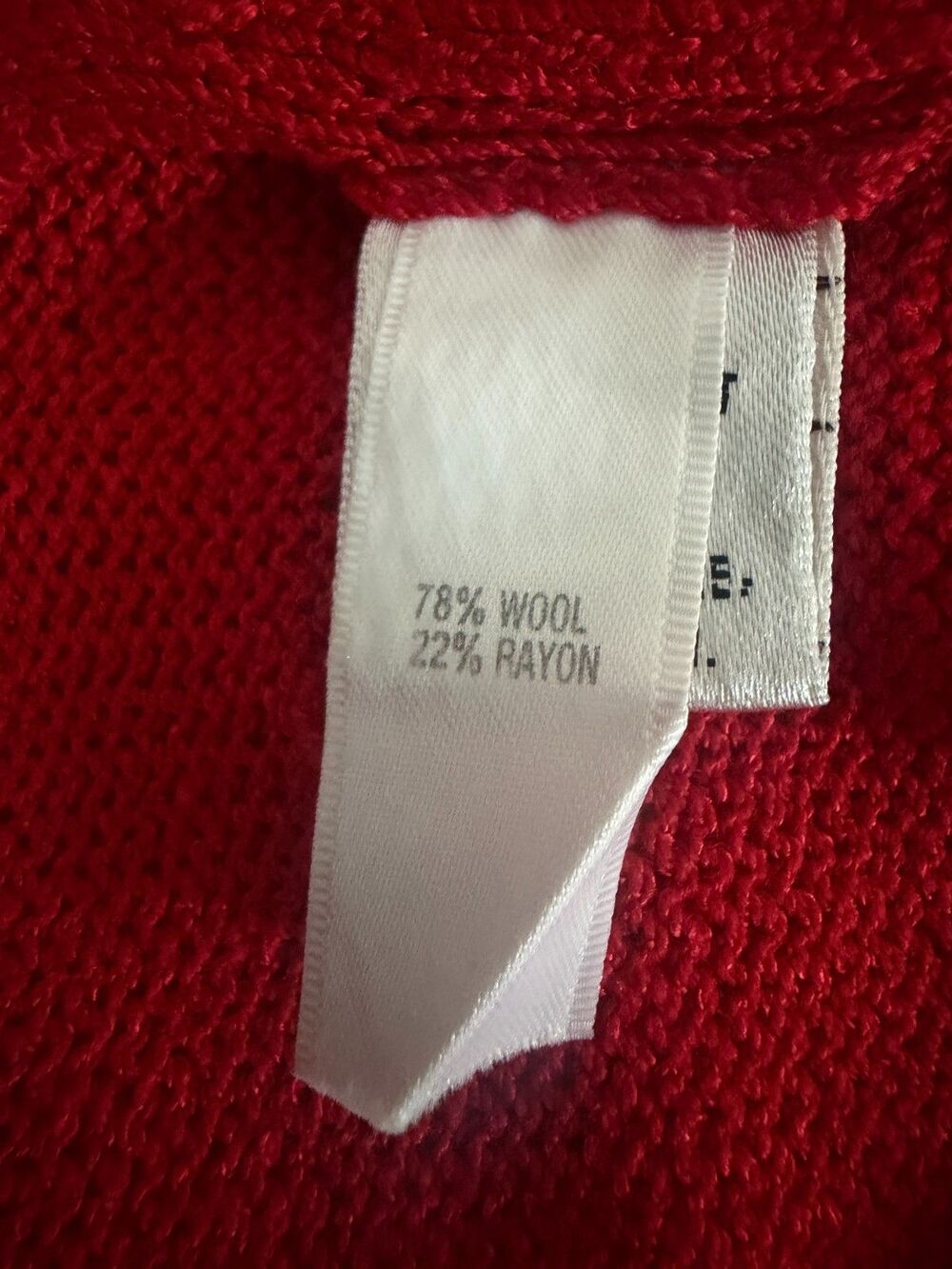 St John Caviar Red Knit Sheath Dress Sleeveless Wool Blend Size 8 USA - Picture 9 of 10